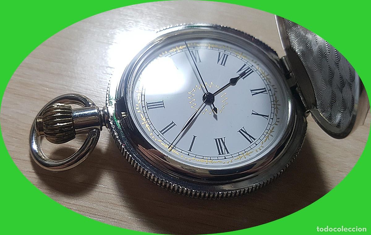 Relojes: RELOJ BOLSILLO METAL LABRADO - Foto 2