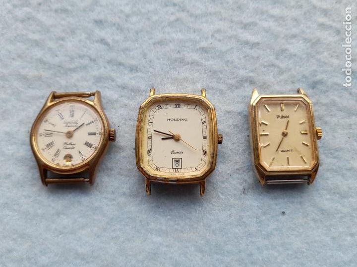 Relojes: Lote de 3 Relojes de Cuarzo para Dama - Foto 1