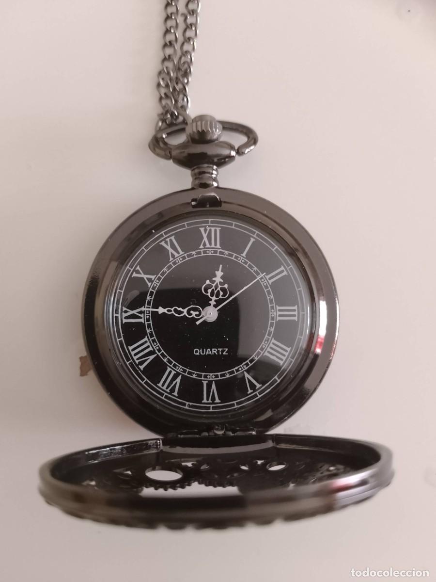 Relojes: Reloj de bolsillo con tapa troquelada nuevo - Foto 3
