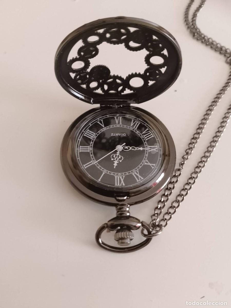 Relojes: Reloj de bolsillo con tapa troquelada nuevo - Foto 4