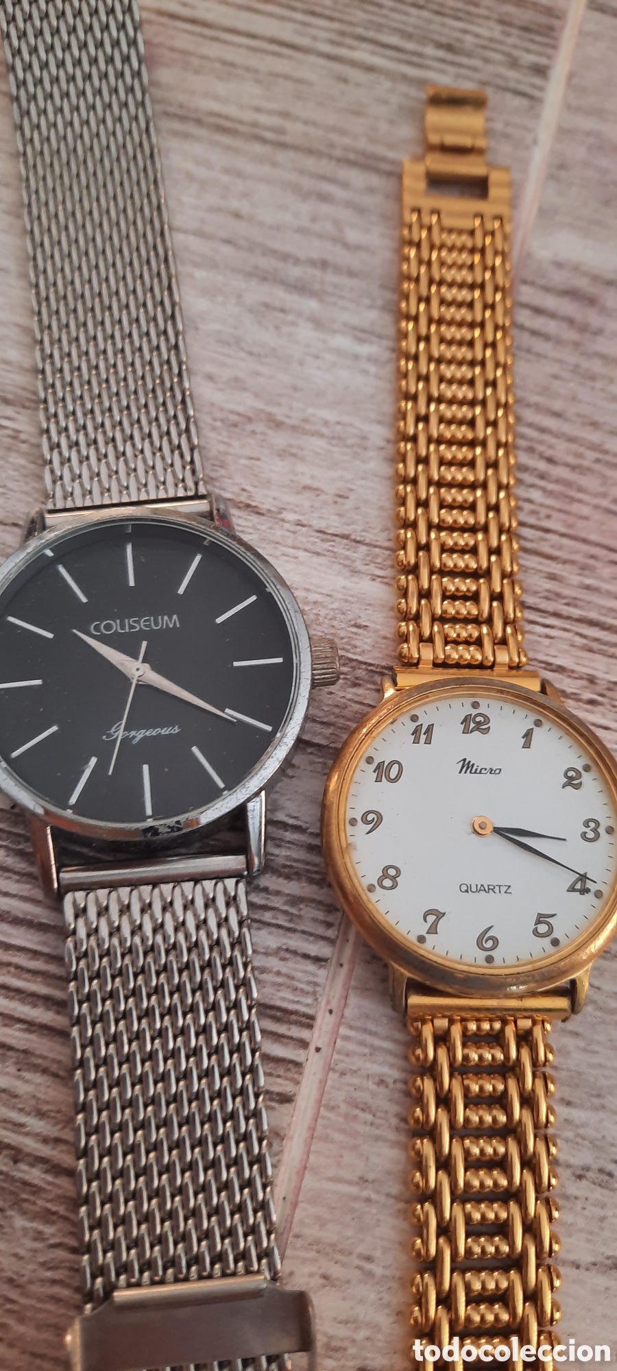 Relojes: Lote de dos relojes.Coliseum y micro.sin pilas. - Foto 2