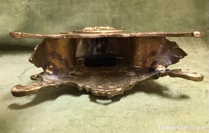 Relojes: GUARNICION DE CANDELABROS Y RELOJ DE CHIMENEA - Foto 10