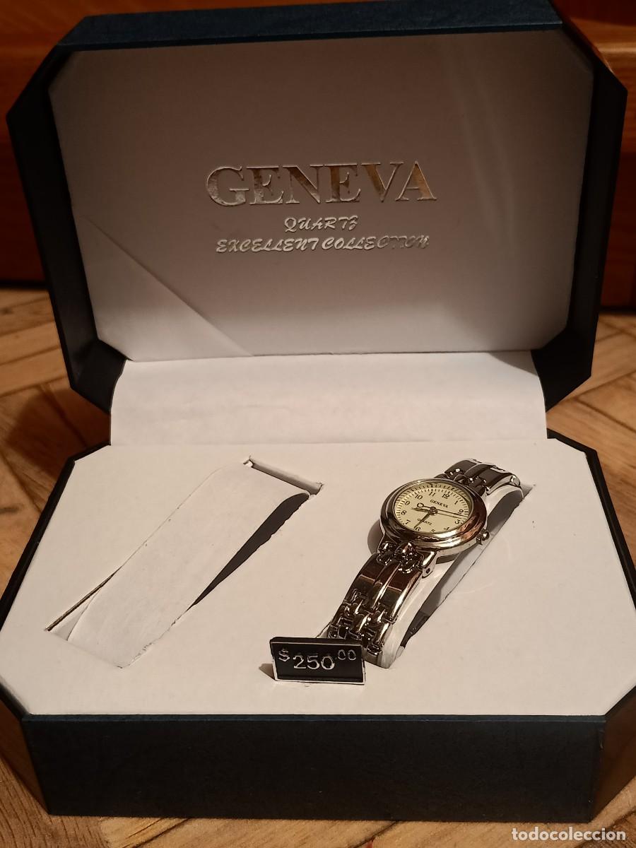 Relojes: Reloj Geneva de acero. NUEVO - Foto 2