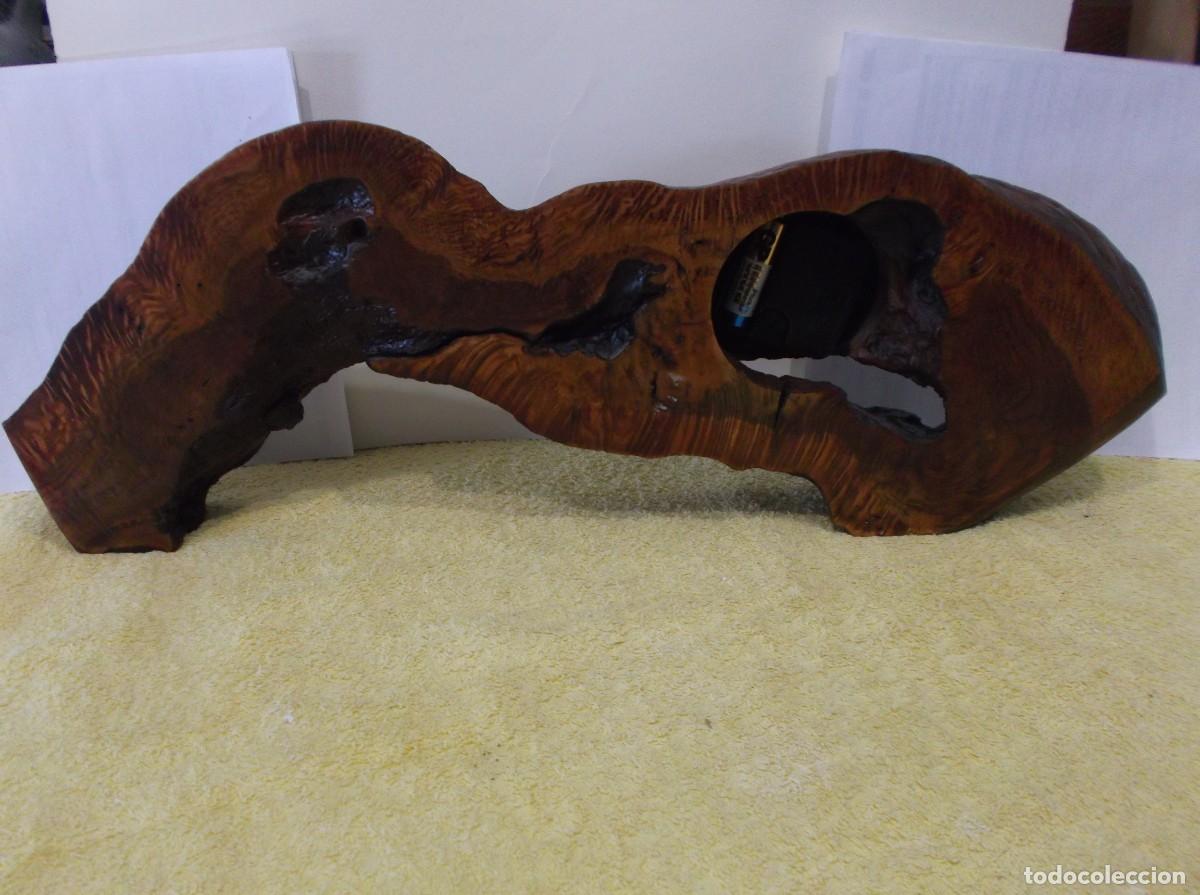 Relojes: RELOJ INCRUSTADO EN TRONCO DE MADERA DE DERIVA - Foto 2