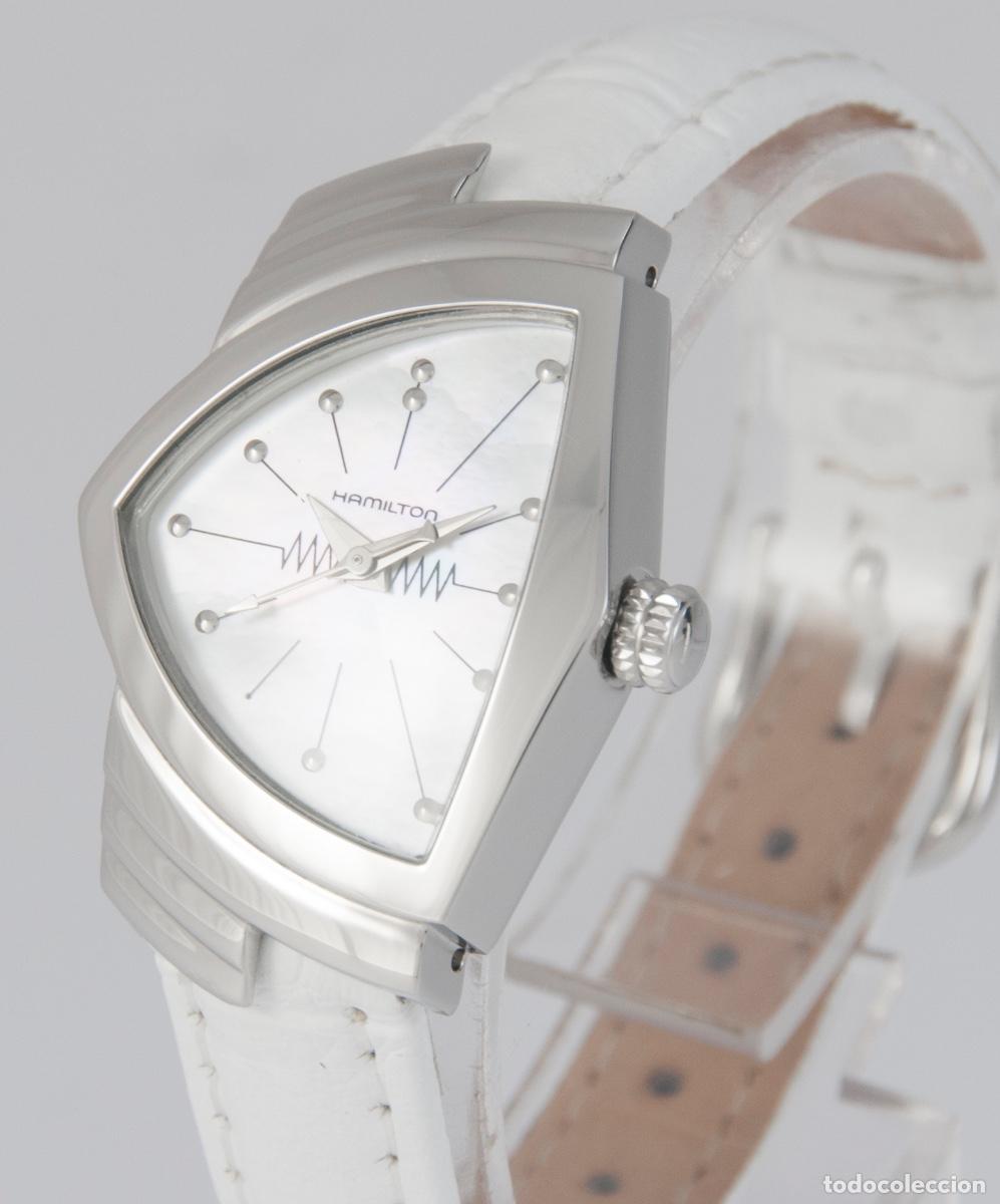Relojes: Hamilton Ventura Quartz Steel Ref: H242111 - Foto 4