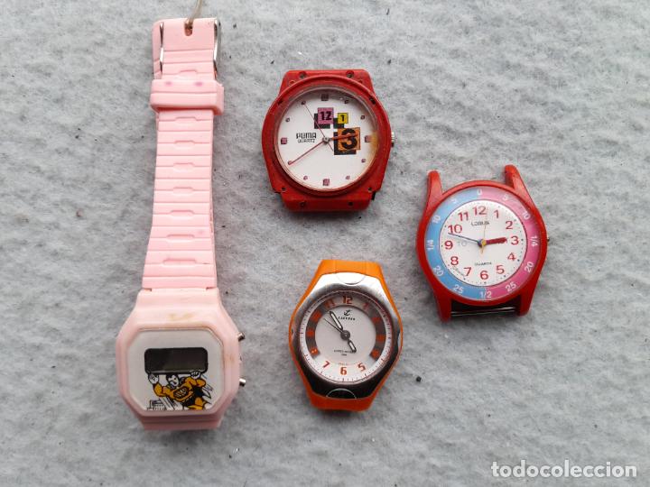 Relojes: Lote de 4 Relojes de Cuarzo Infantiles - Foto 1