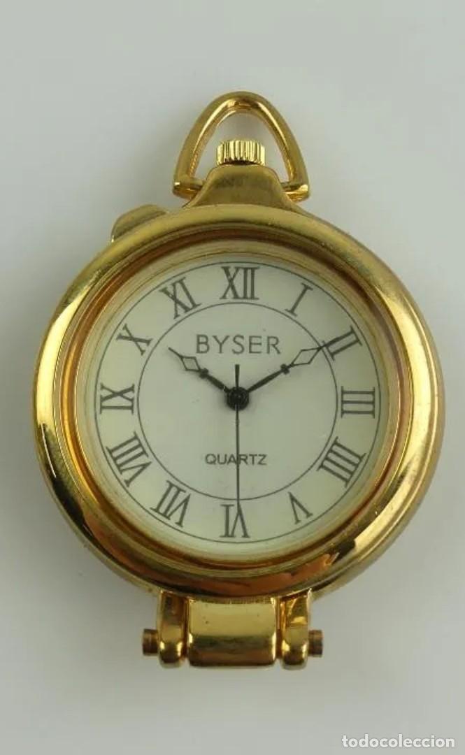 Relojes: ❇️ BONITO RELOJ DE BOLSILLO MARCA BYSER QUARTZ ❇️ - Foto 2