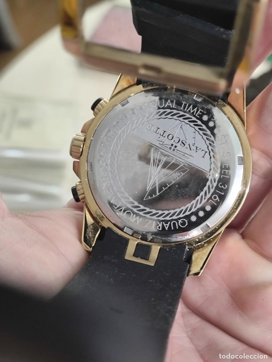 Reloj de Cuarzo LANSCOTTE Chronograph Titanium Carbon Fiber 100m de segunda  mano
