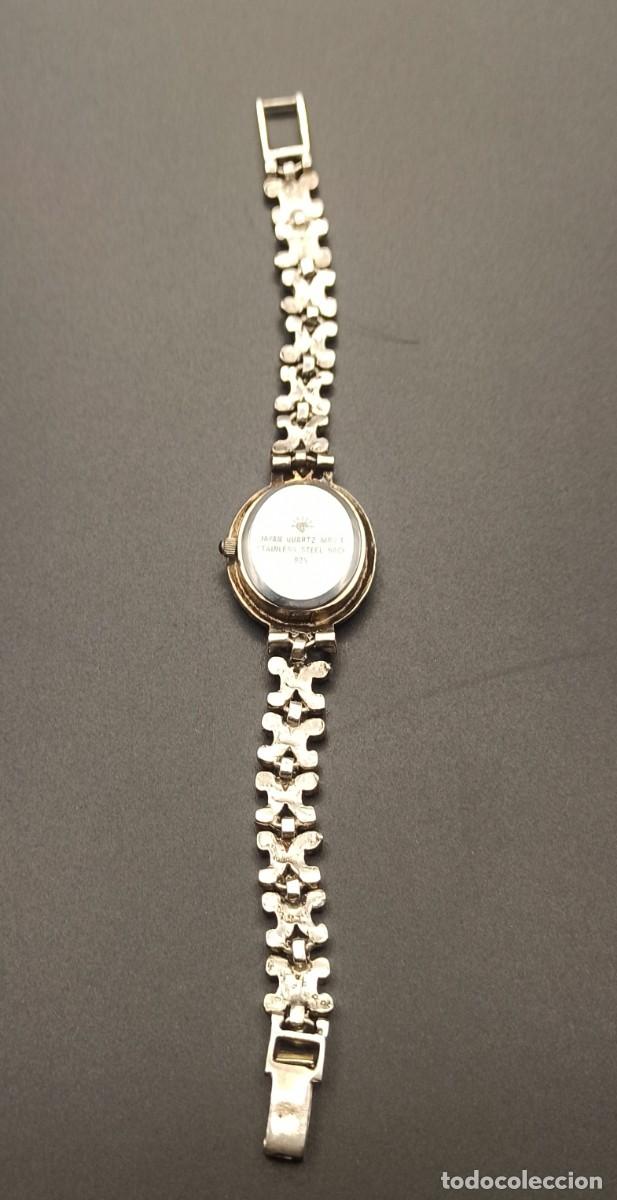 Relojes: Reloj pulsera plata y marquesitas. - Foto 4