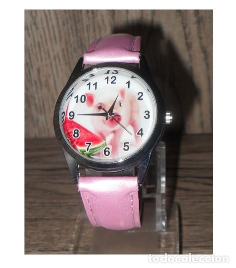 Relojes: Reloj Cerdo Cerdito (color rosa) - Foto 1