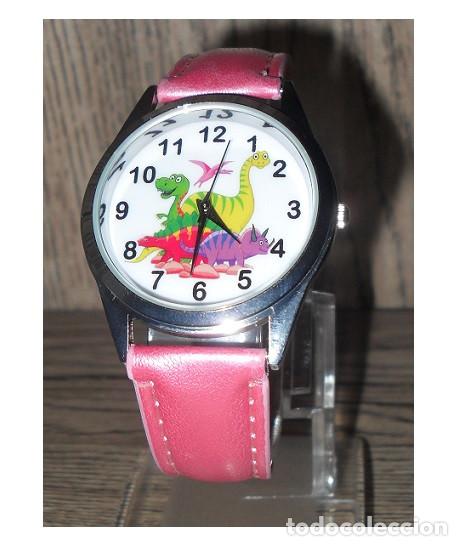 Relojes: Reloj Dinosaurio (color rosado) - Foto 1