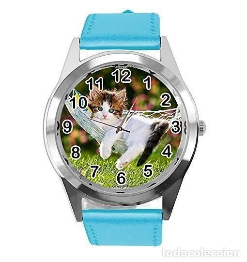 Relojes: Reloj Gato (color azul) - Foto 1