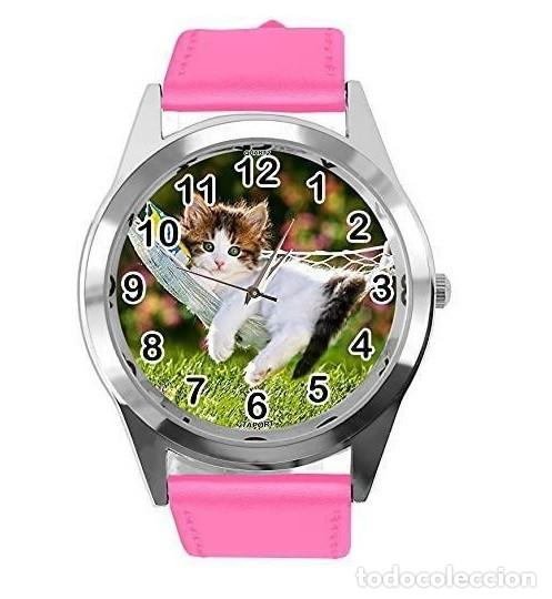 Relojes: Reloj Gato (color rosado) - Foto 1