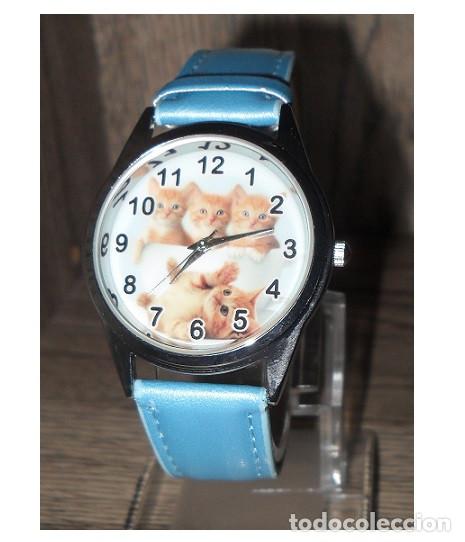 Relojes: Reloj Gatos (color azul) - Foto 1
