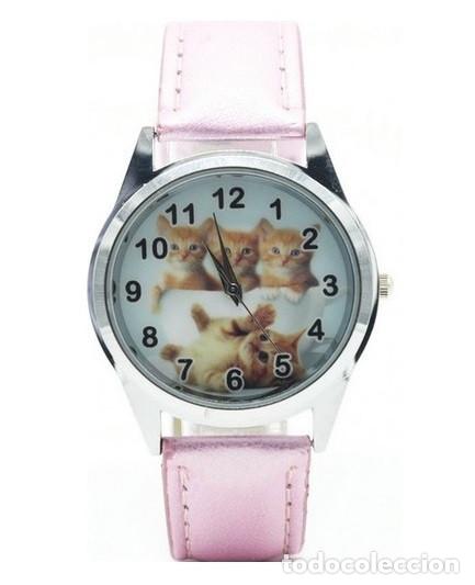 Relojes: Reloj Gatos (color rosa) - Foto 1