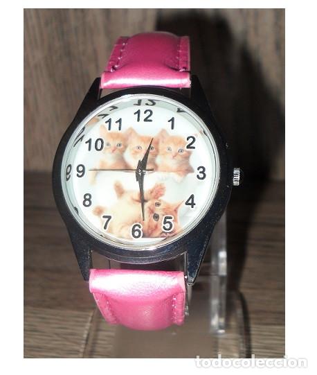 Relojes: Reloj Gatos (color rosado) - Foto 1
