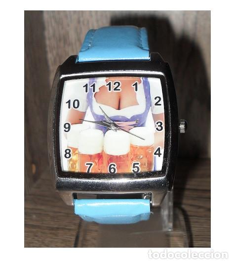 Relojes: Reloj Cerveza (color azul) - Foto 1