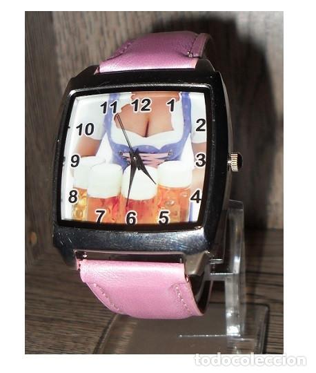 Relojes: Reloj Cerveza (color rosa) - Foto 1