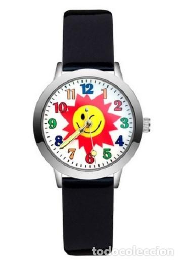 Relojes: Reloj Sol y Flores (color negro) - Foto 1