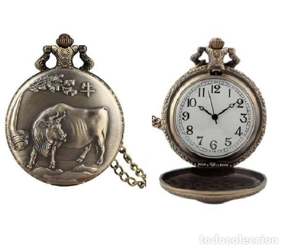 Relojes: Reloj bolsillo Buey Toro - Foto 1