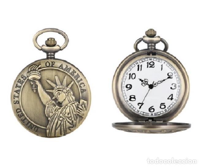 Relojes: Reloj bolsillo Estatua de la Libertad (model 2) - Foto 1