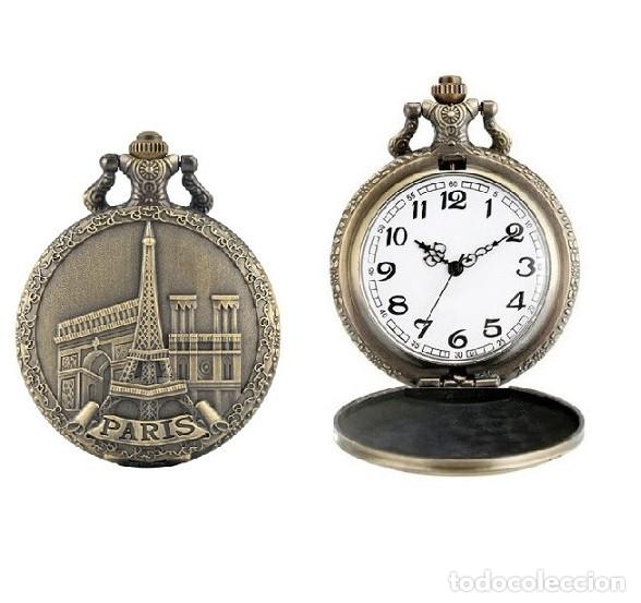 Relojes: Reloj bolsillo Paris Torre Eiffel (model 2) - Foto 1