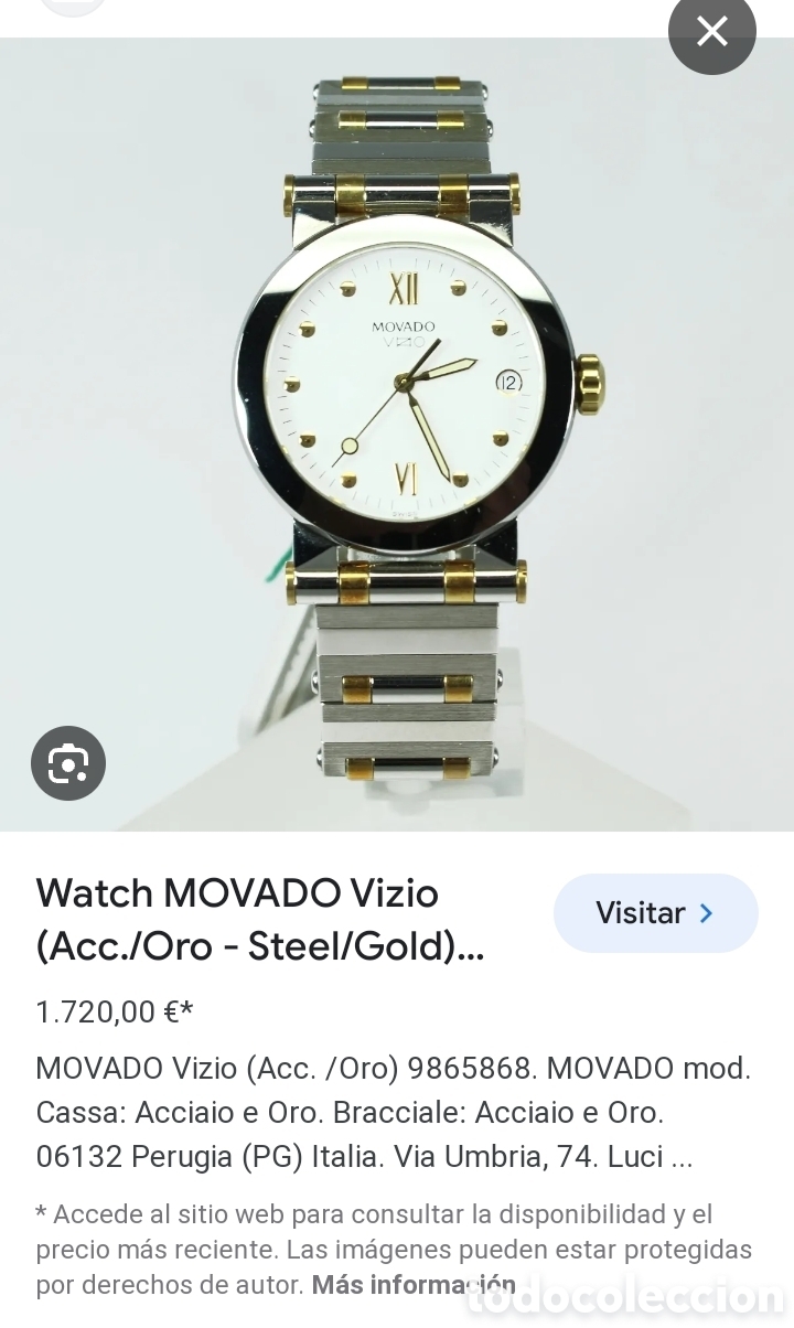 Movado vizio cheap precio