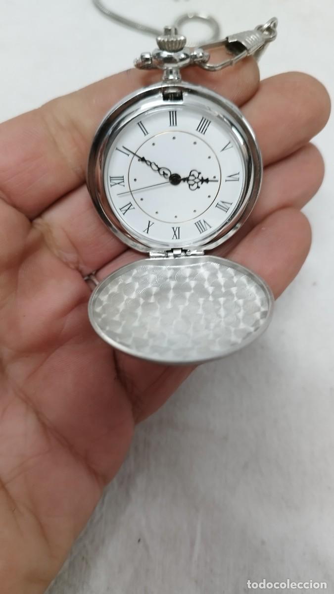Relojes: Reloj de bolsillo con con su cadena,sin probar. A identificar - Foto 2
