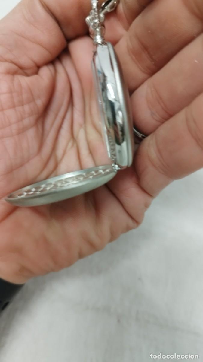 Relojes: Reloj de bolsillo con con su cadena,sin probar. A identificar - Foto 3