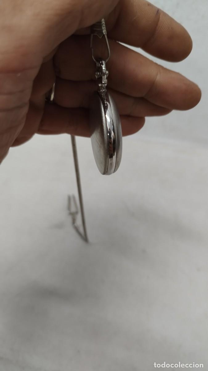 Relojes: Reloj de bolsillo con con su cadena,sin probar. A identificar - Foto 8