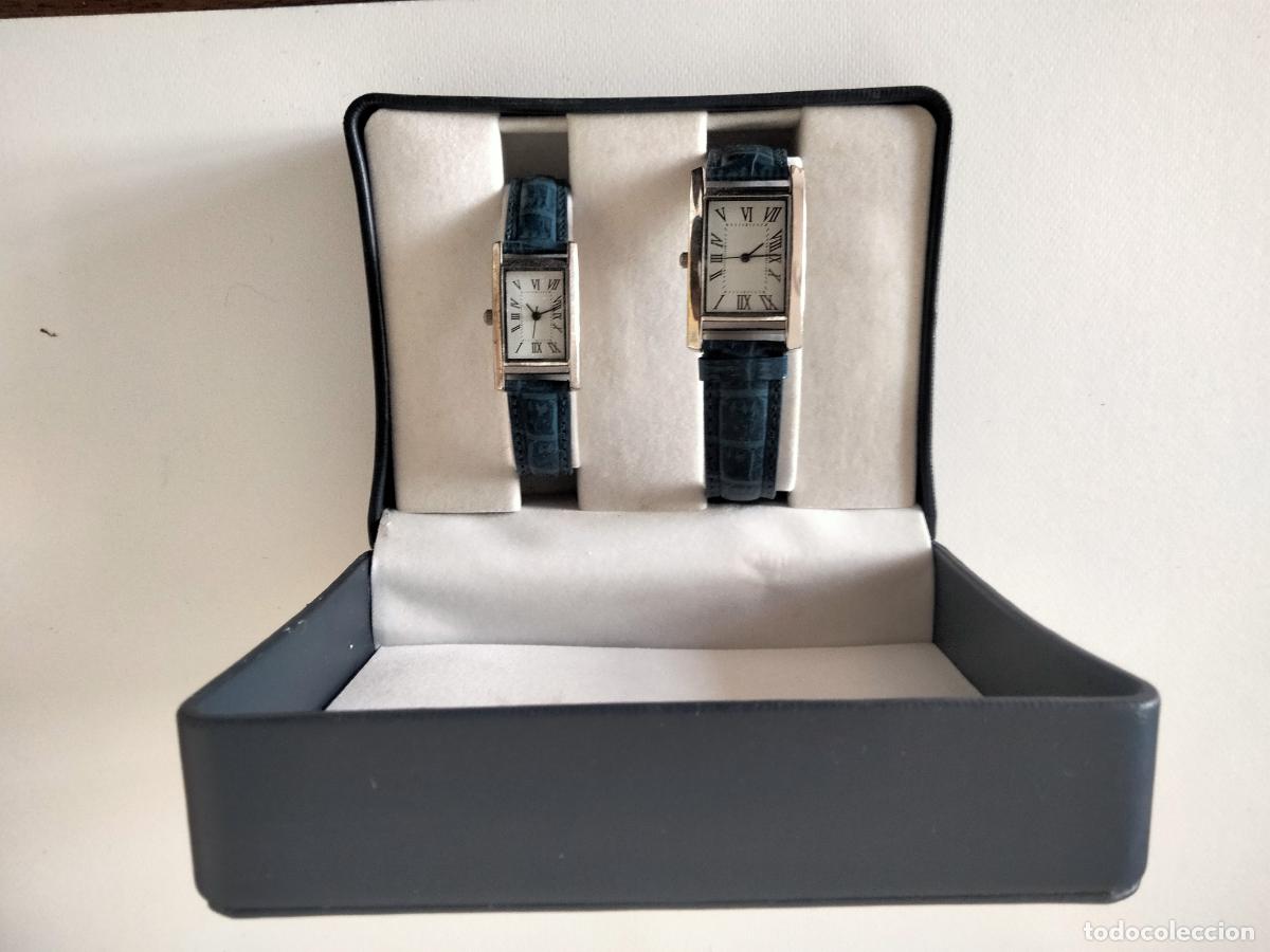Relojes: Pareja de relojes en su estuche - Foto 1