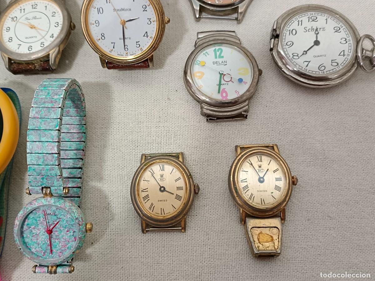 Relojes: Lote de 13 relojes con y sin correa - Foto 4
