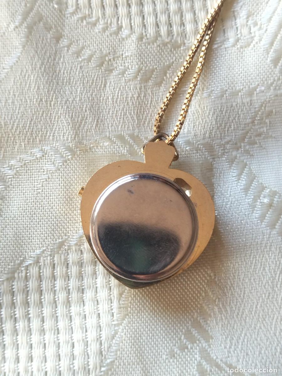 Relojes: Reloj quartz exacta forma de coraz&oacute;n con cadena. - Foto 4