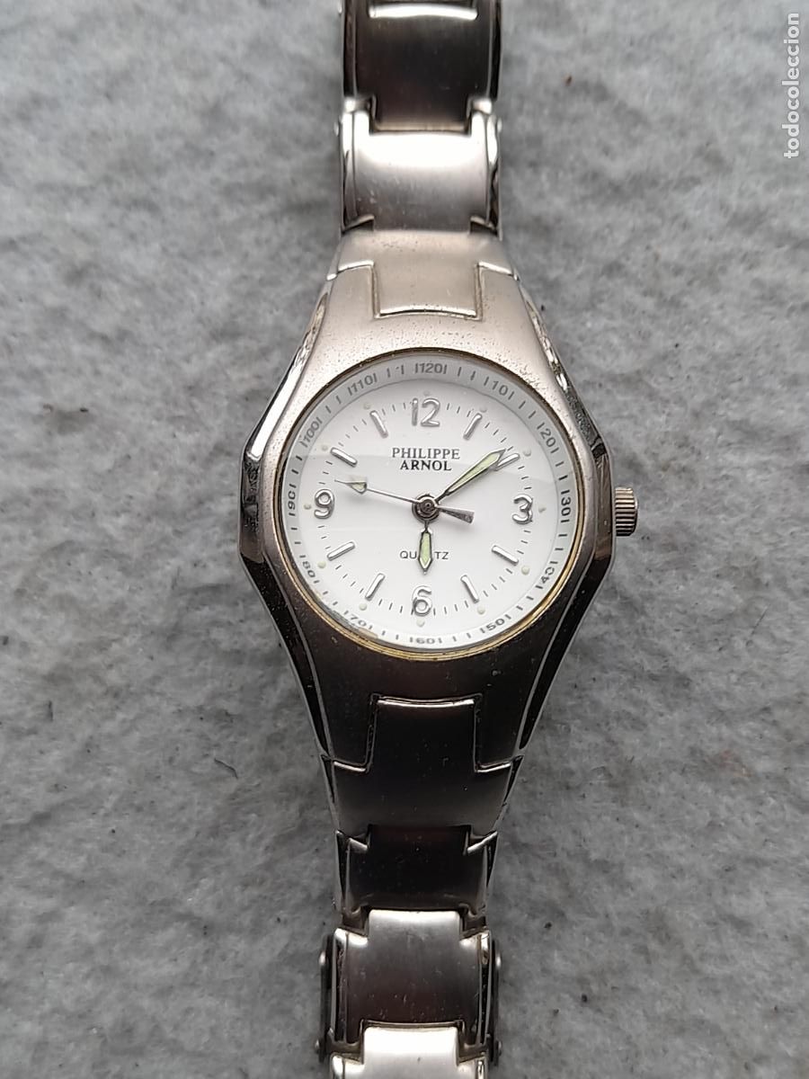 Relojes: Reloj Marca Philippe Arnol de Cuarzo para Dama. Funcionando. - Foto 3