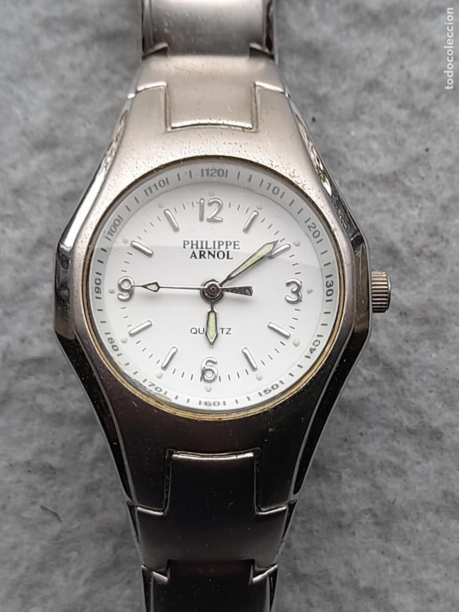 Relojes: Reloj Marca Philippe Arnol de Cuarzo para Dama. Funcionando. - Foto 6