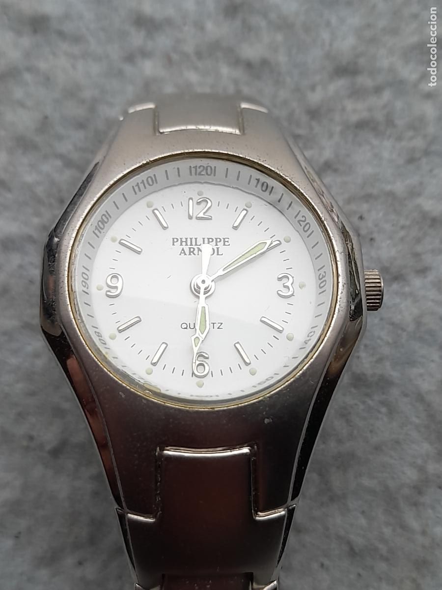 Relojes: Reloj Marca Philippe Arnol de Cuarzo para Dama. Funcionando. - Foto 8