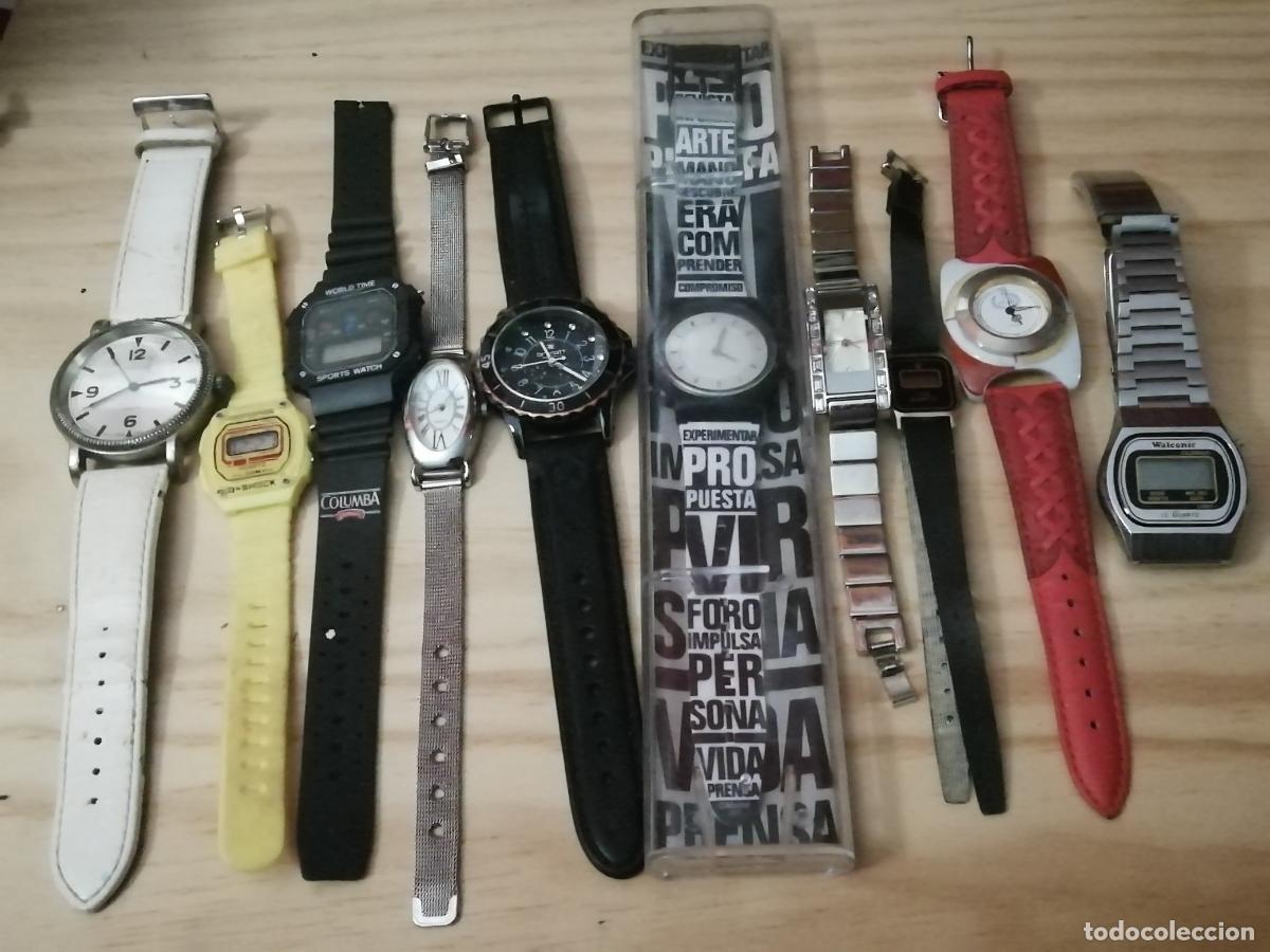 Relojes: LOTE 10 RELOJES - VARIOS - Foto 1