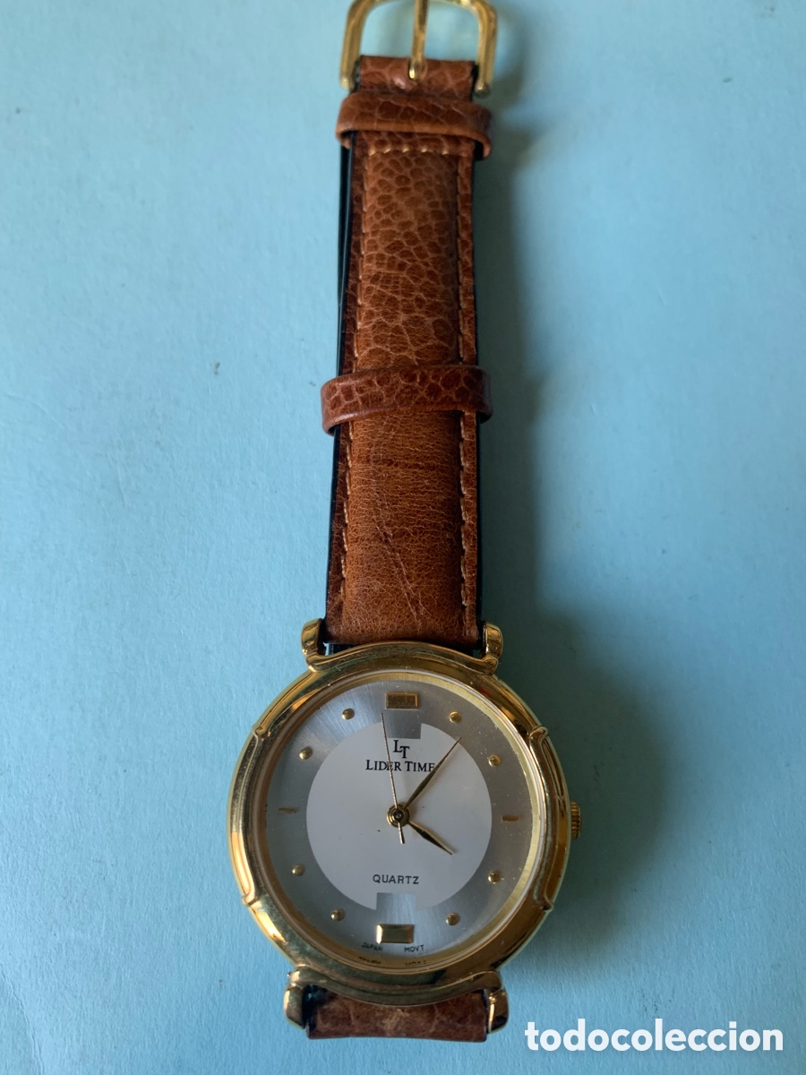 Relojes: RELOJ LIDER TIME. CORREA DE CUERO. - Foto 1