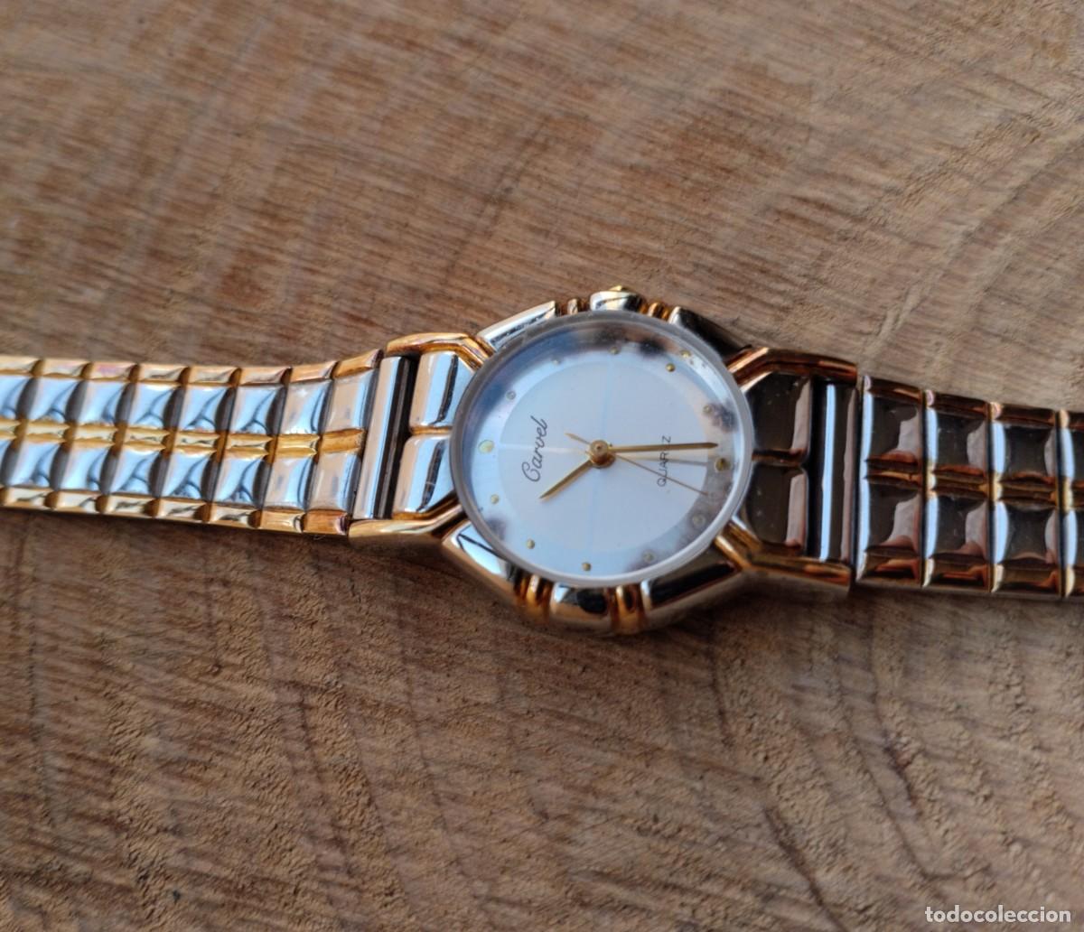 Relojes: Reloj vintage Carvel Quartz con correa. - Foto 4