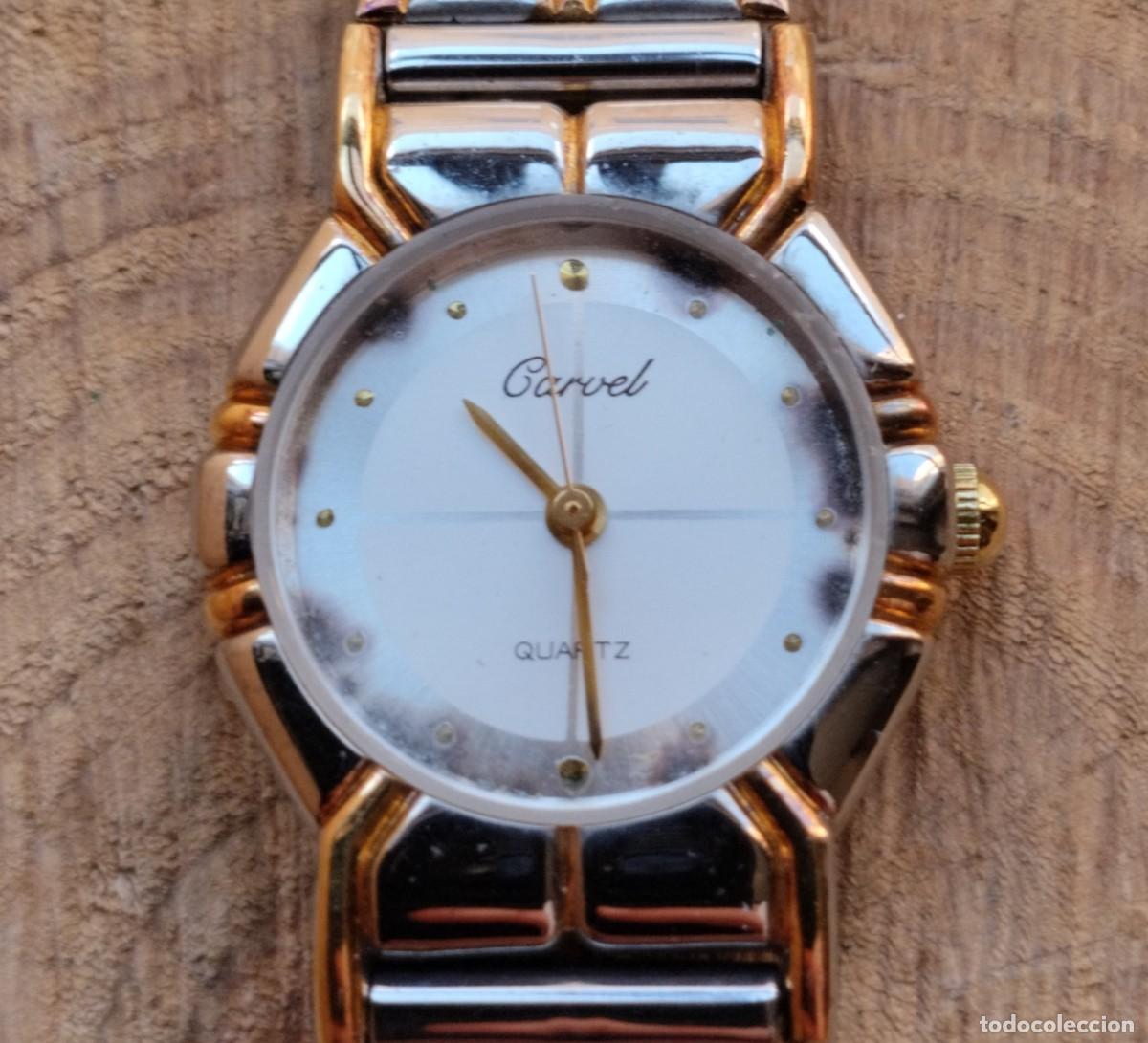 Relojes: Reloj vintage Carvel Quartz con correa. - Foto 6