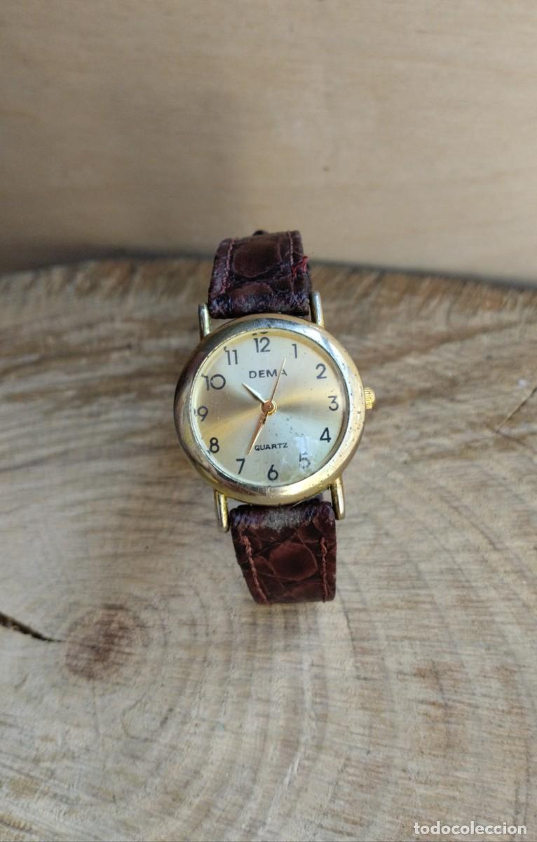 Relojes: Reloj vintage DEMA Quartz con correa. - Foto 1