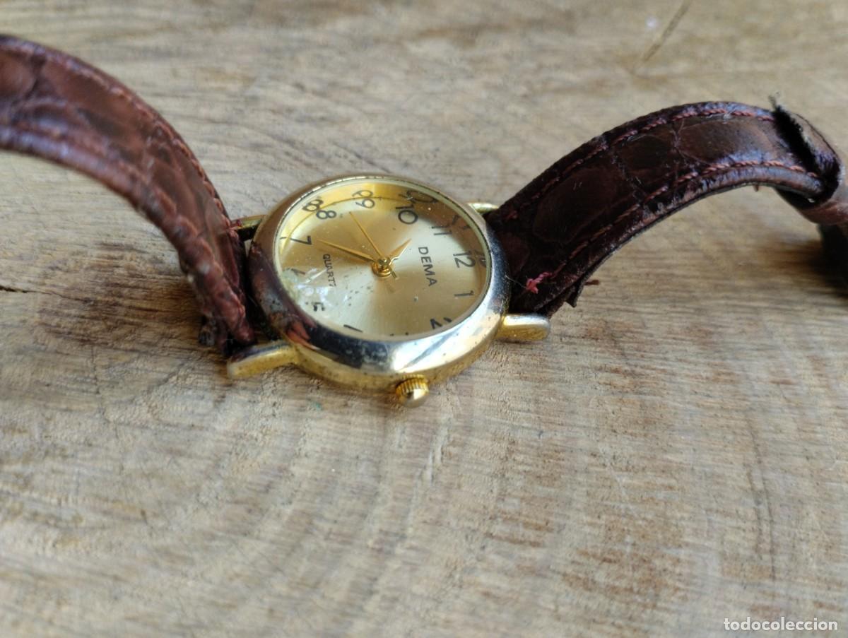 Relojes: Reloj vintage DEMA Quartz con correa. - Foto 4