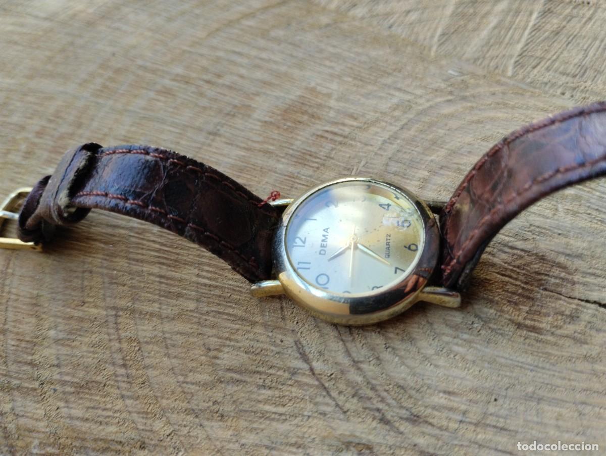 Relojes: Reloj vintage DEMA Quartz con correa. - Foto 5