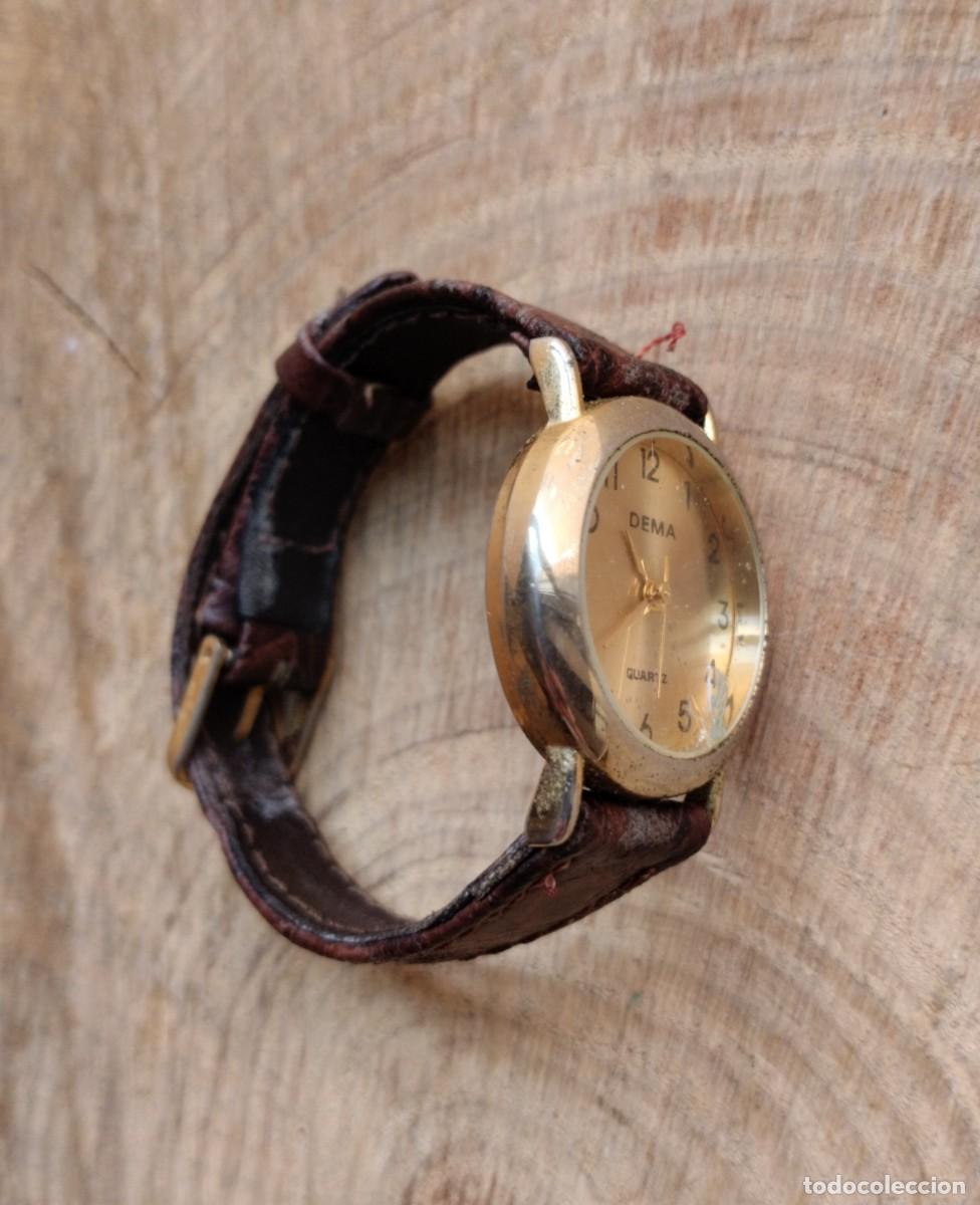 Relojes: Reloj vintage DEMA Quartz con correa. - Foto 9