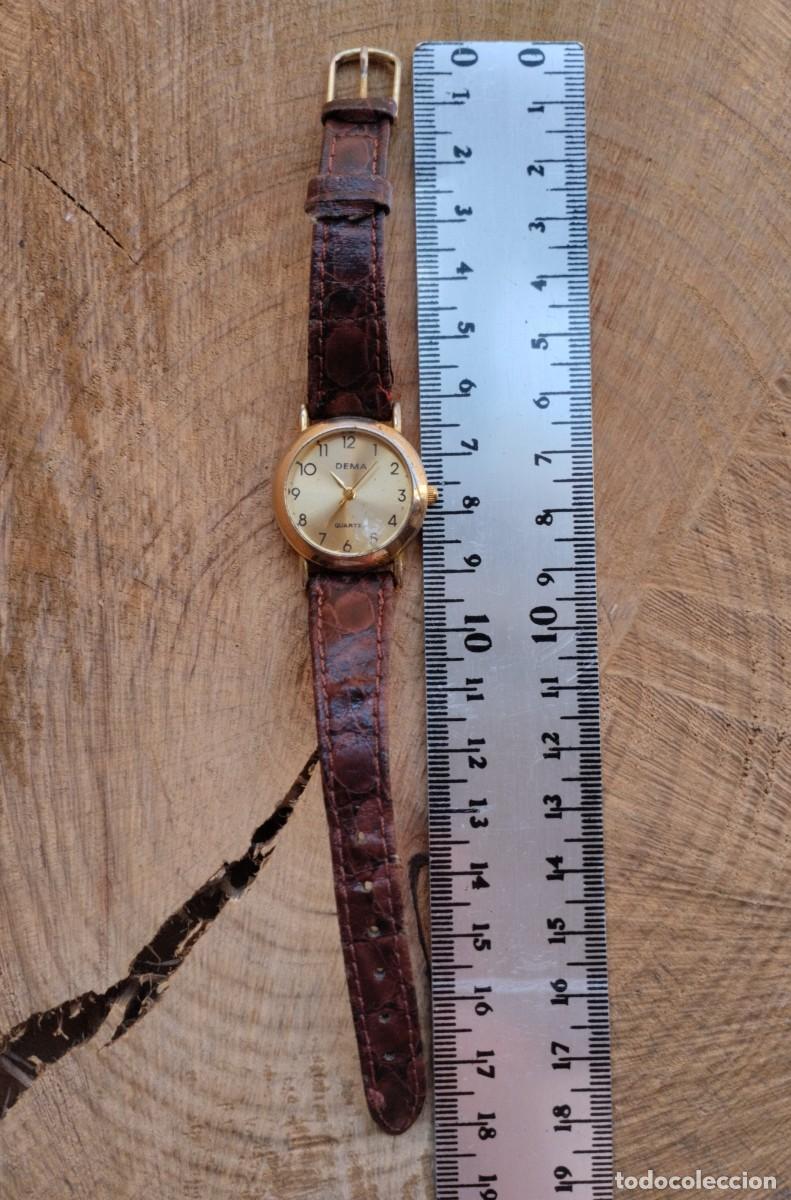 Relojes: Reloj vintage DEMA Quartz con correa. - Foto 10