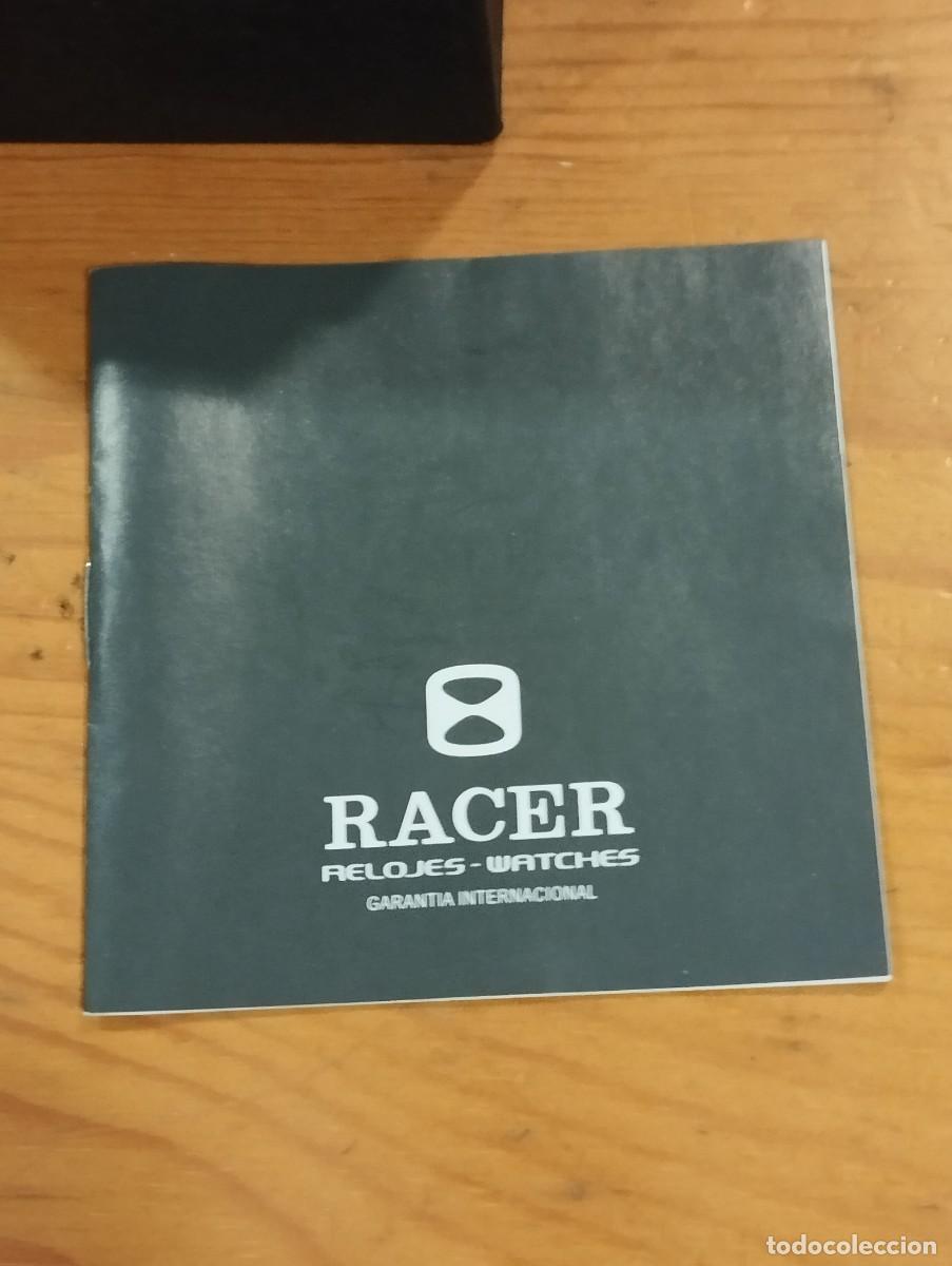Relojes: RELOJ RACER QUARTZ CON CAJA ORIGINAL Y DOCUMENTACI&Oacute;N. FUNCIONA. - Foto 4