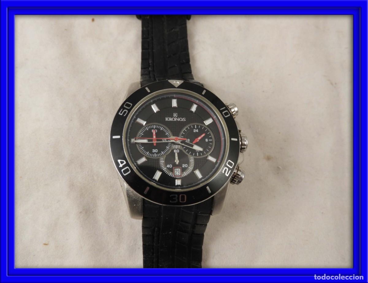Relojes: RELOJ JUVENIL KRONOS DE ACERO. FUNCIONA - Foto 1