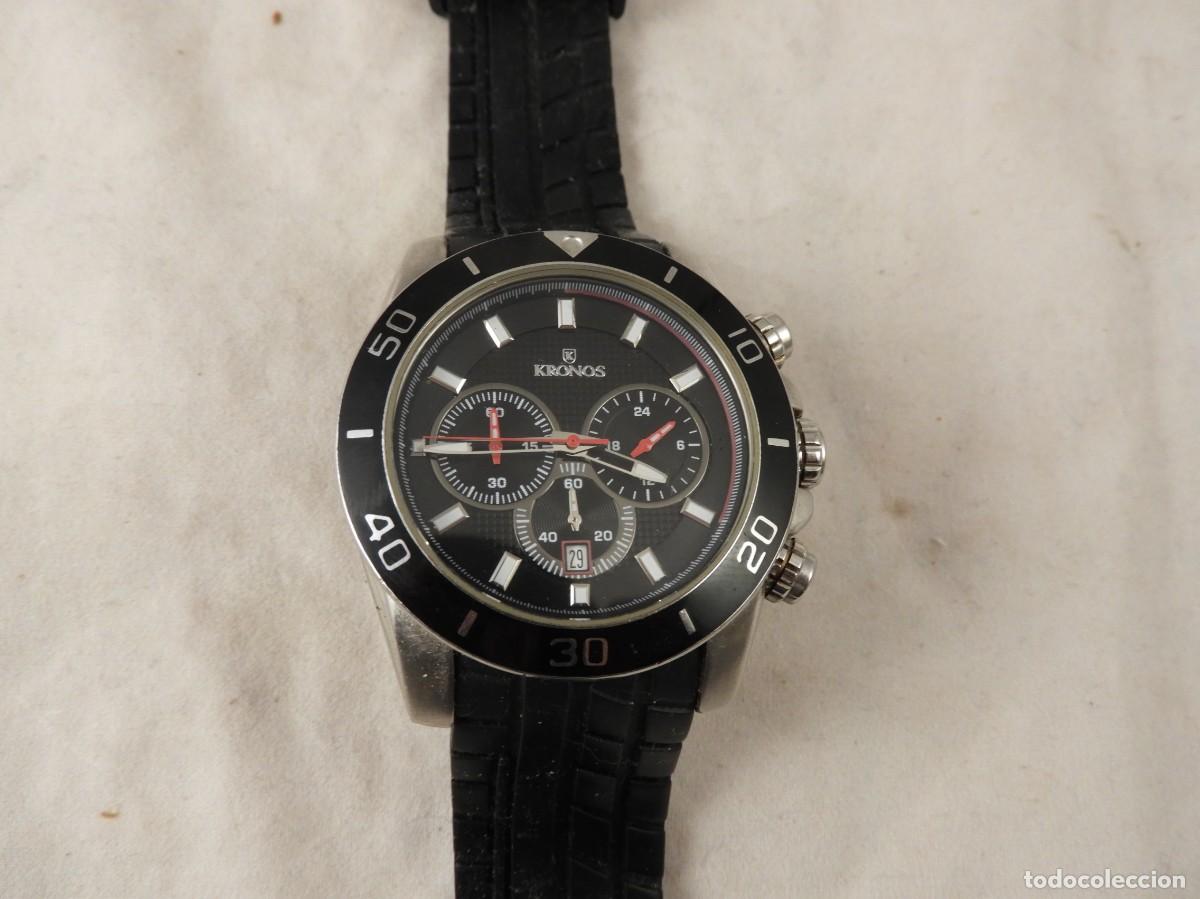 Relojes: RELOJ JUVENIL KRONOS DE ACERO. FUNCIONA - Foto 6