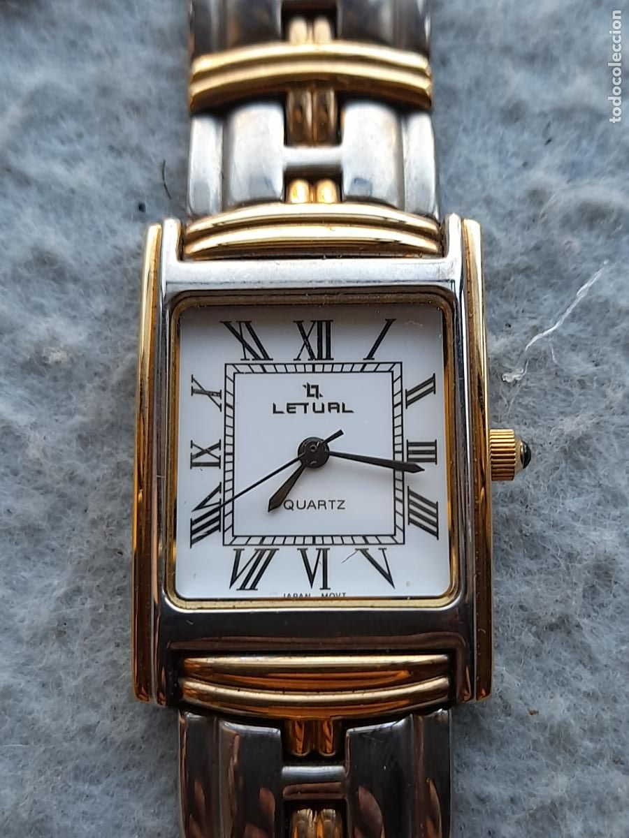 Relojes: Reloj Marca Letual de Cuarzo. Funcionando. - Foto 4