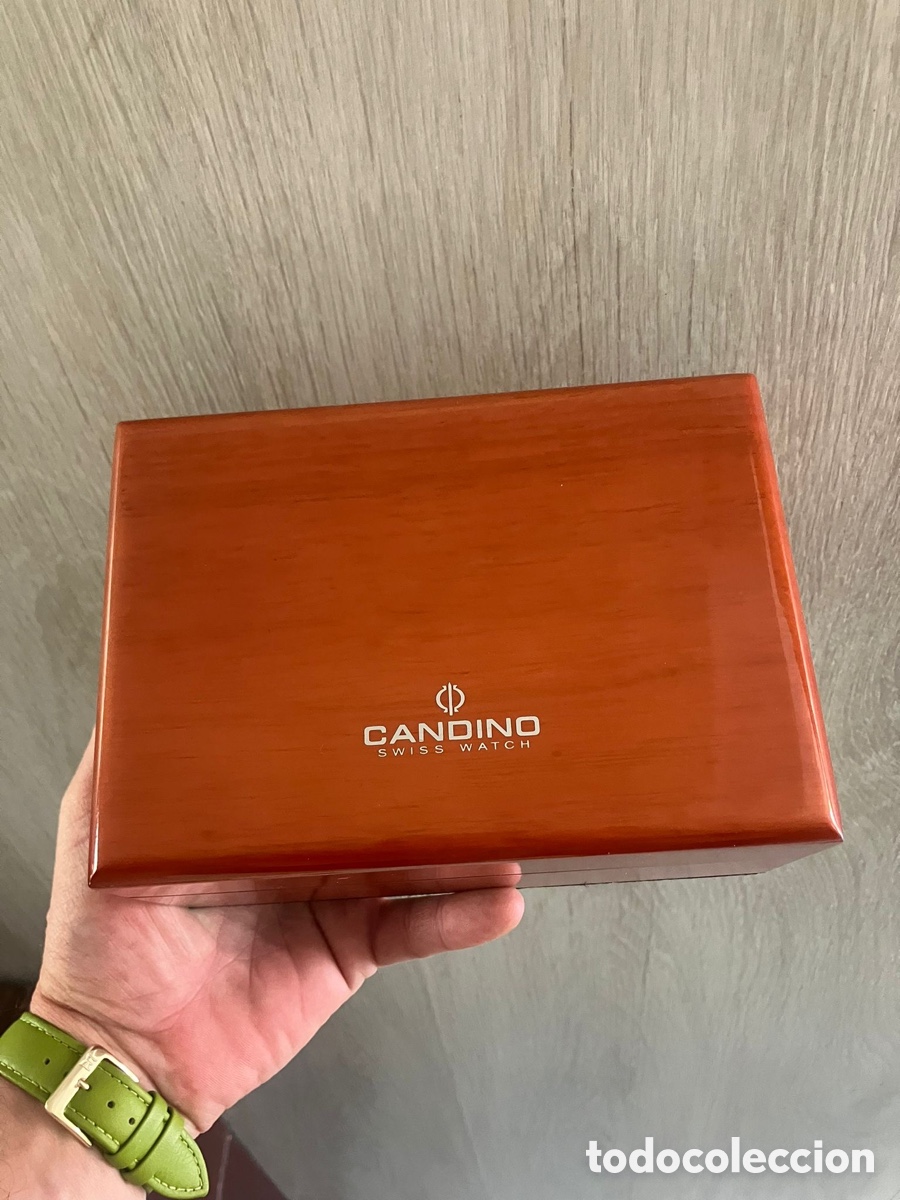 Relojes: Estuche reloj candino suizo de madera - Foto 1